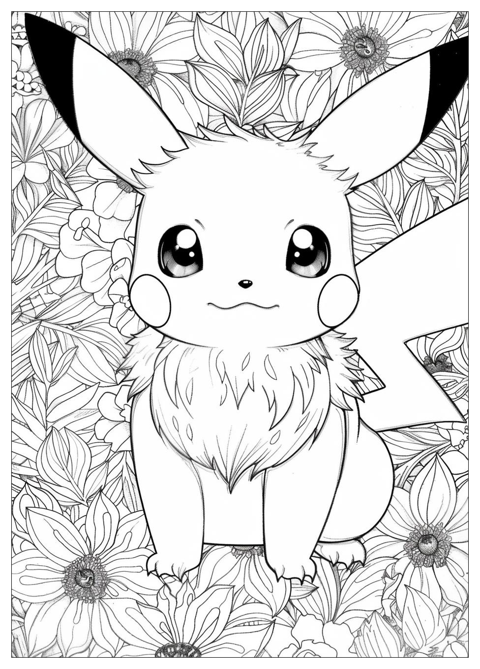 Raichu Coloring Pages-17