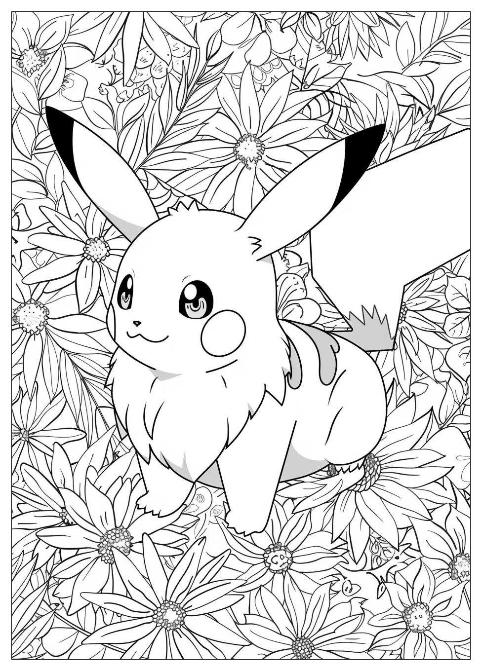 Raichu Coloring Pages-18