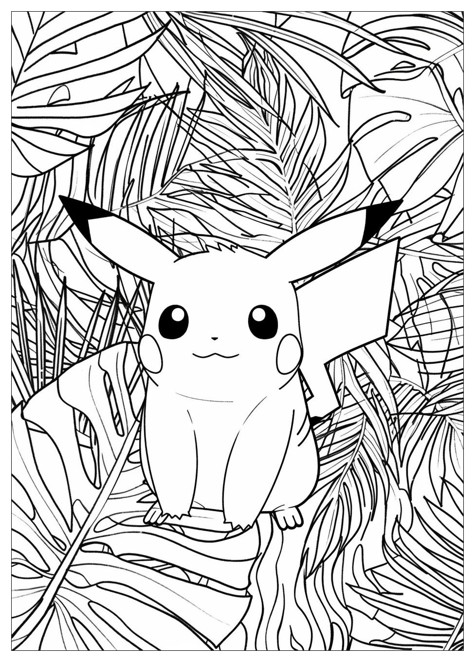 Raichu Coloring Pages-2