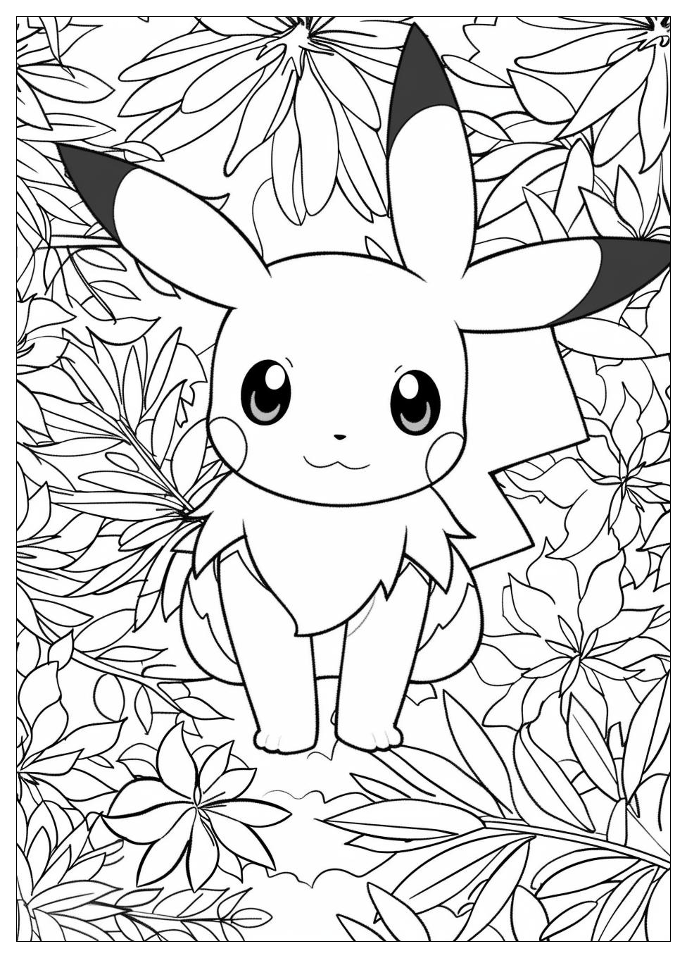 Raichu Coloring Pages-20