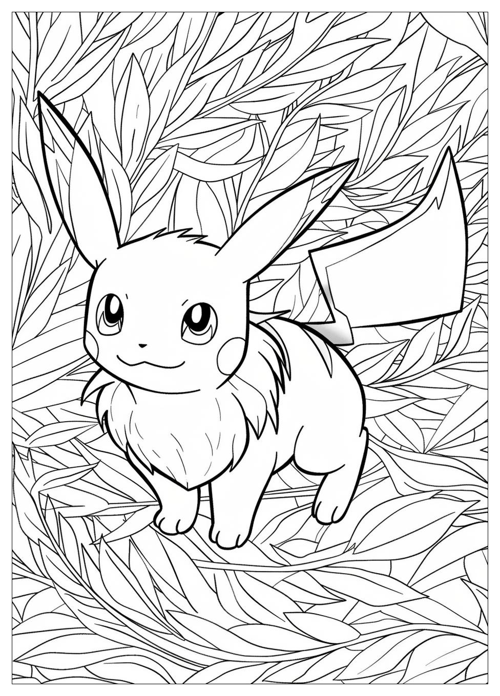 Raichu Coloring Pages-3