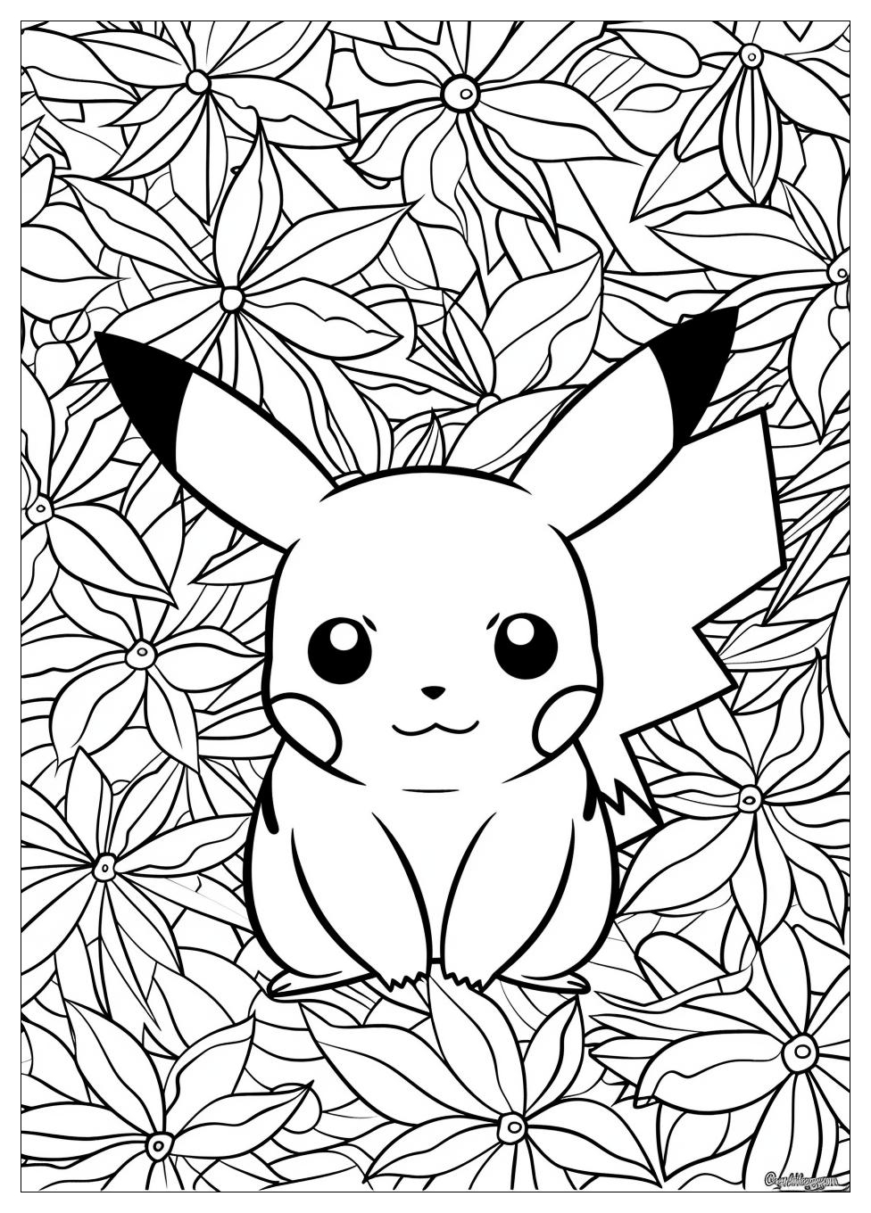 Raichu Coloring Pages-6