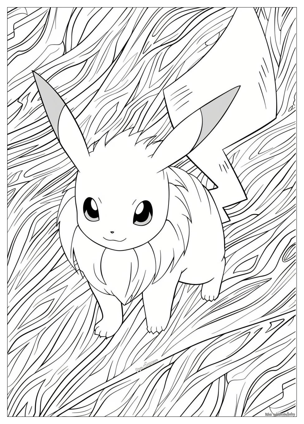 Raichu Coloring Pages-7