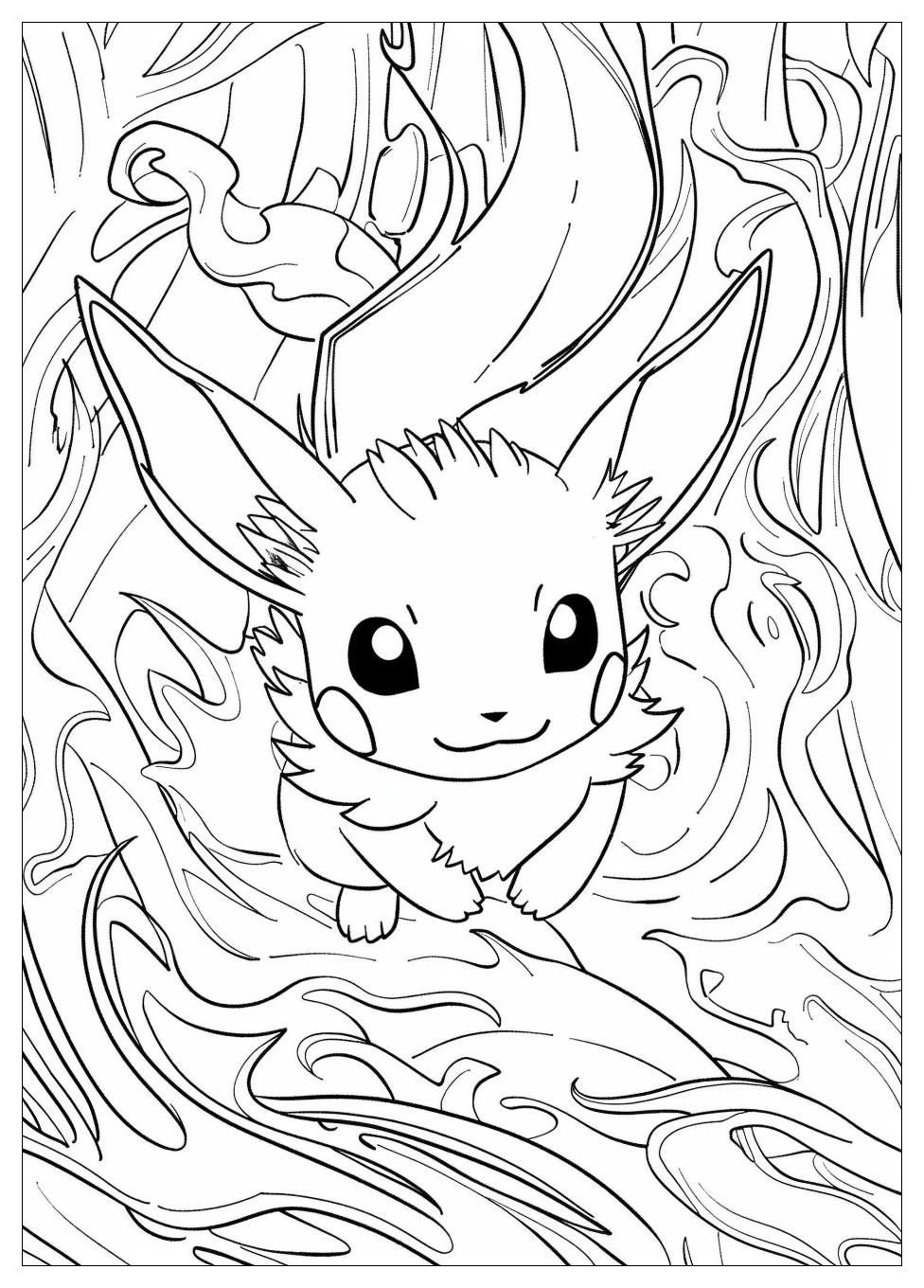 Raichu Coloring Pages-8