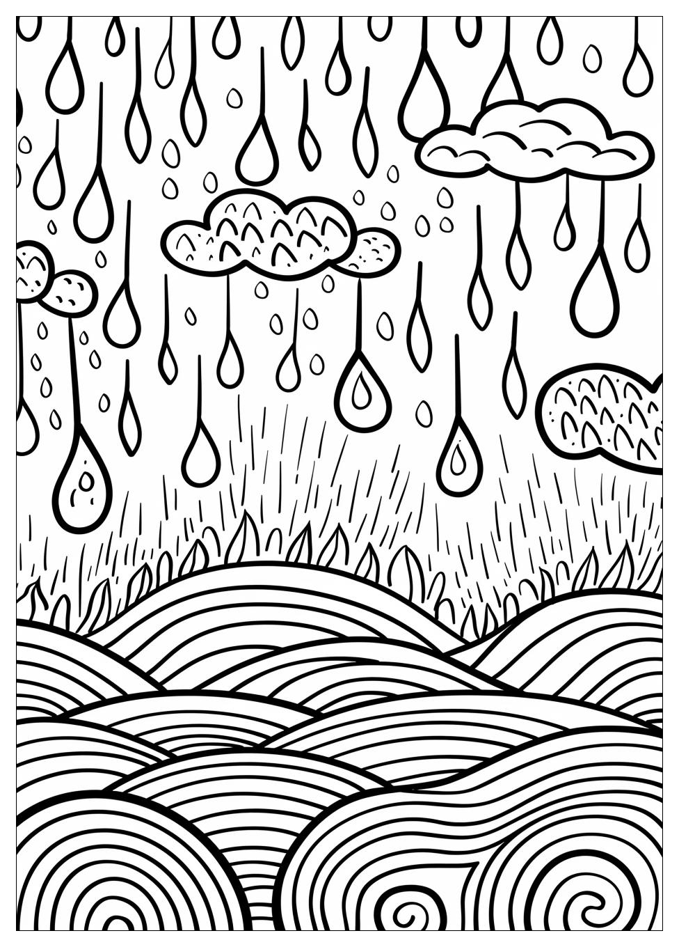 Rain Coloring Pages-10