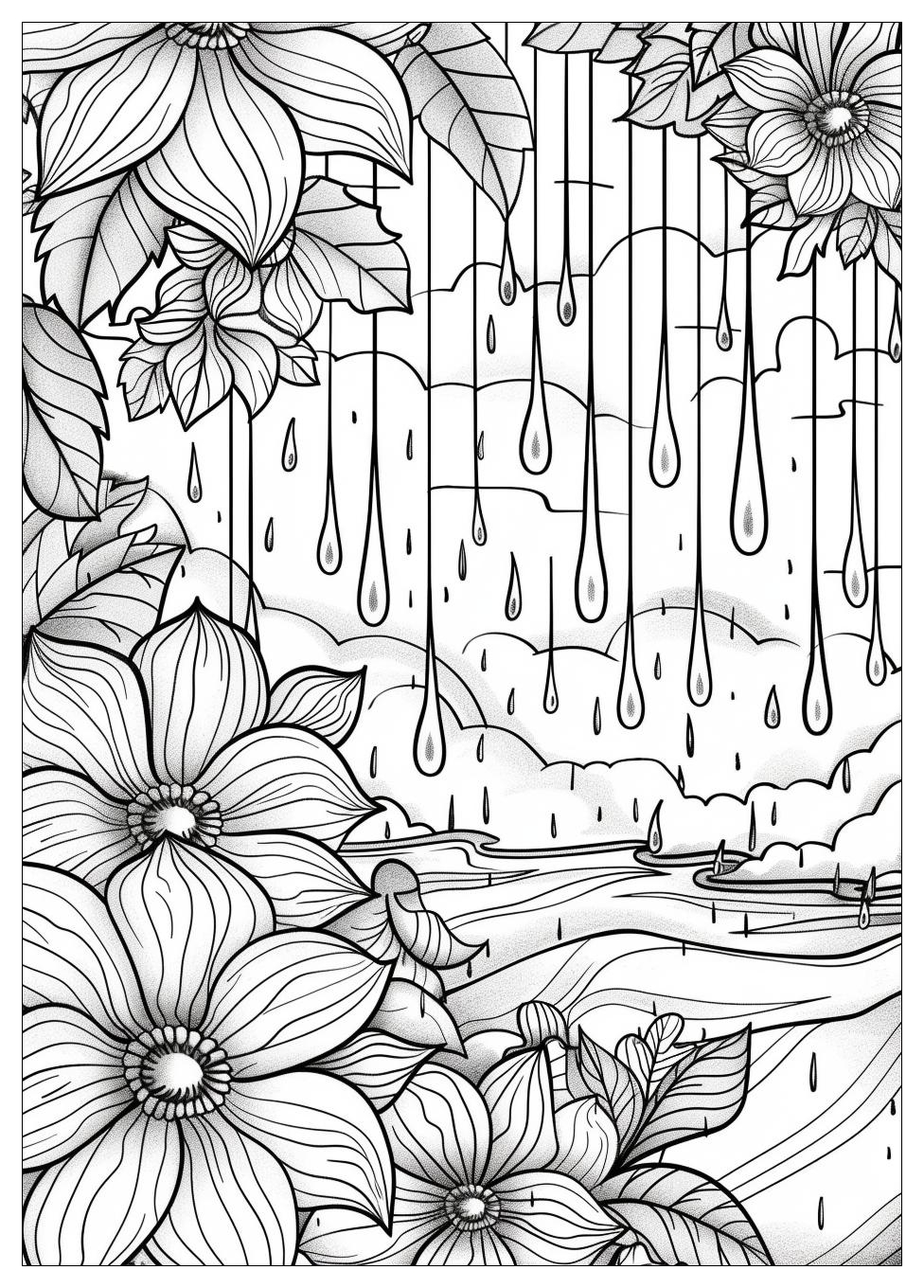 Rain Coloring Pages-14