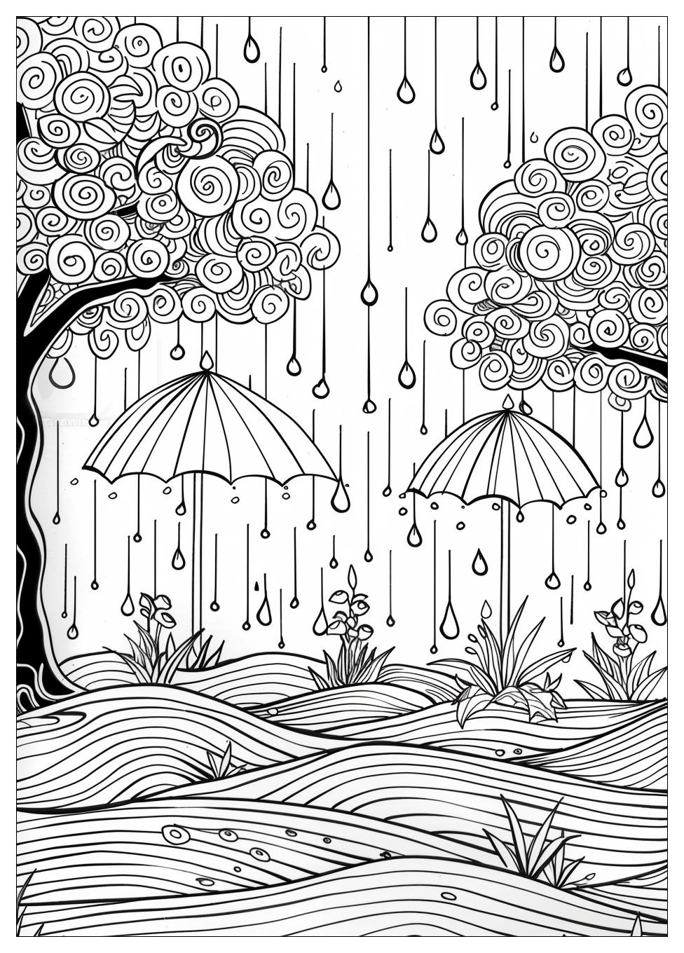 Rain Coloring Pages-18