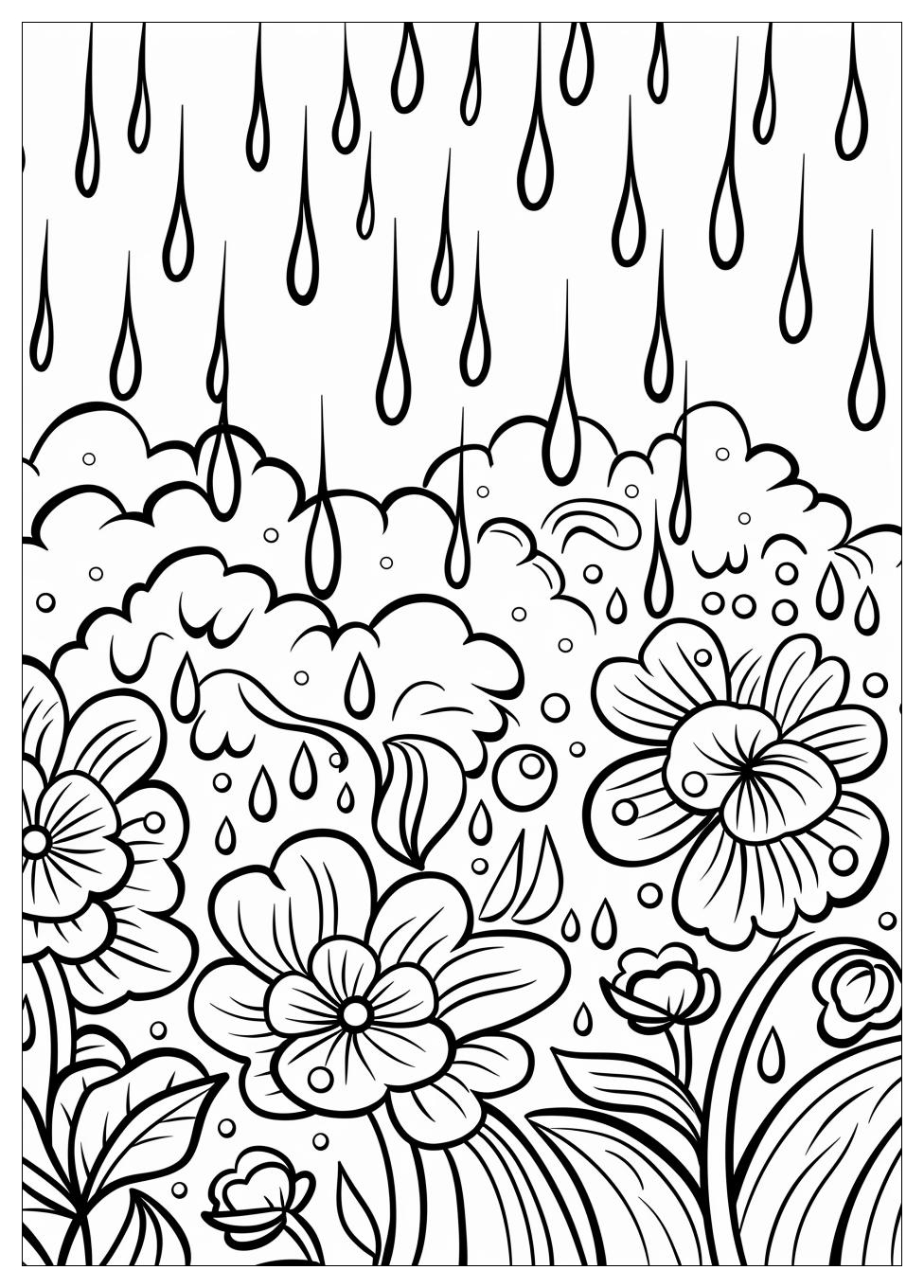 Rain Coloring Pages-8