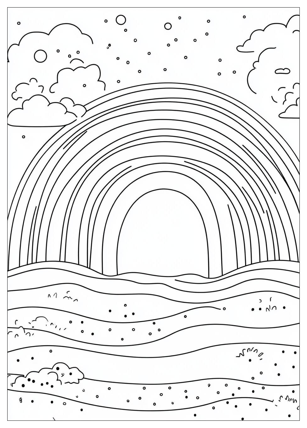 Rainbow Coloring Pages-12