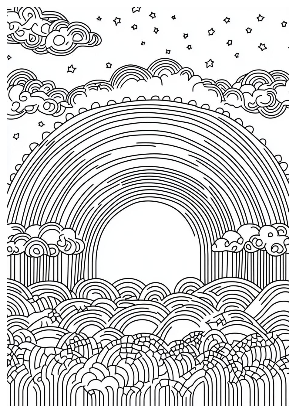 Rainbow Coloring Pages-16
