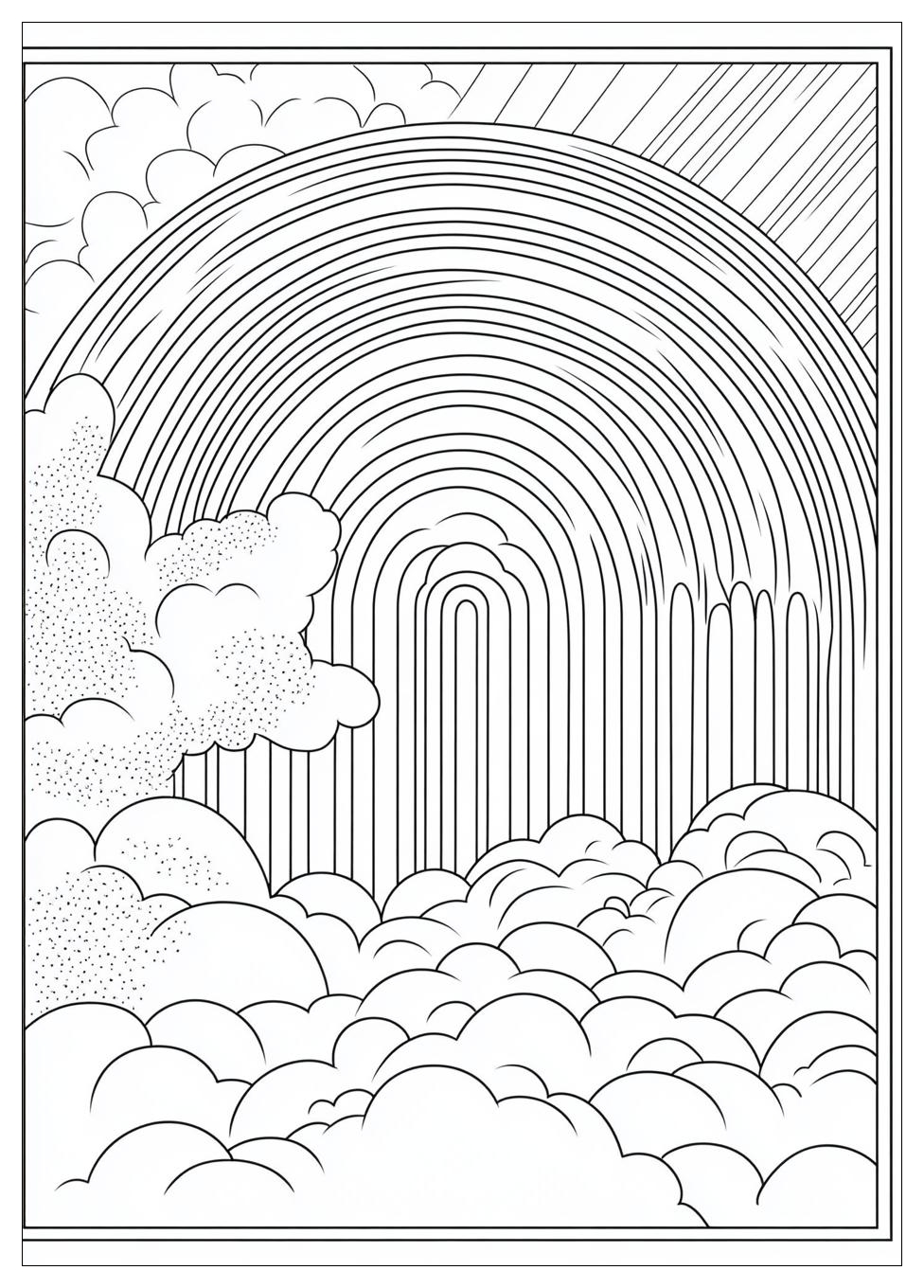 Rainbow Coloring Pages-4
