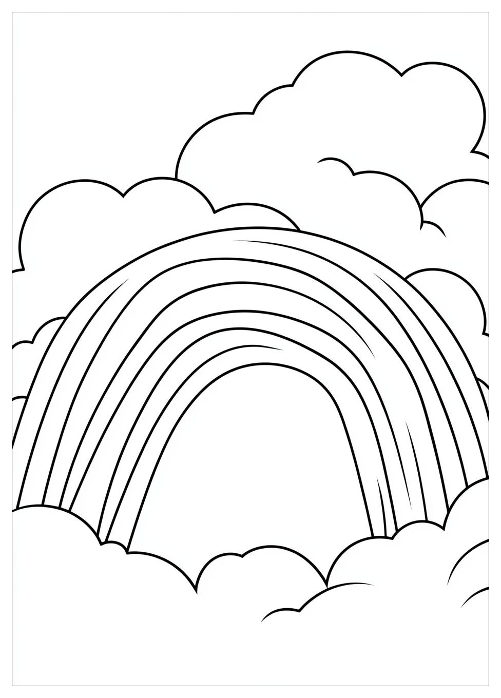 Rainbow Coloring Pages-6