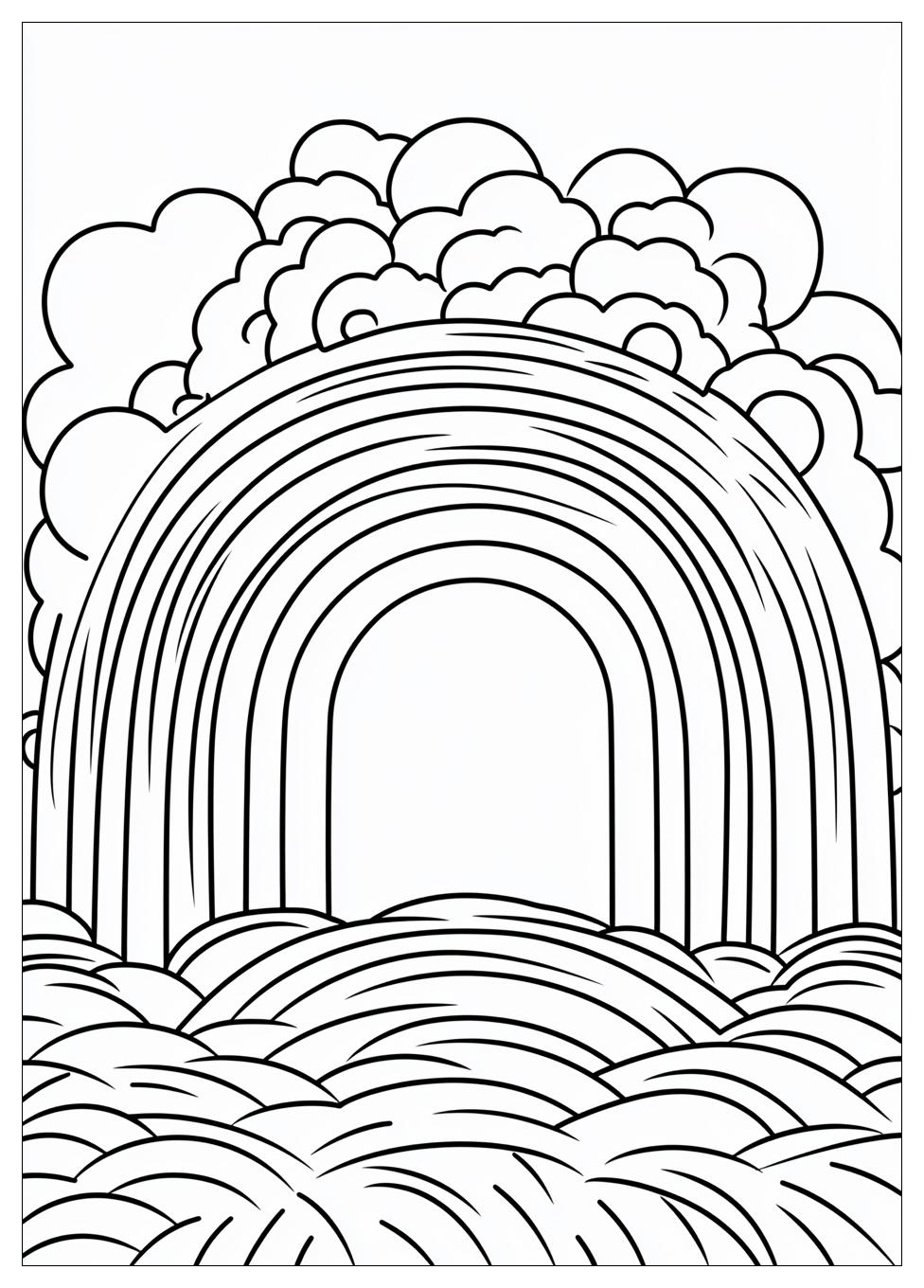 Rainbow Coloring Pages-8