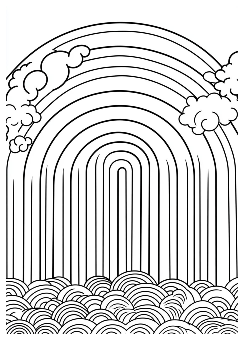 Rainbow Coloring Pages-9
