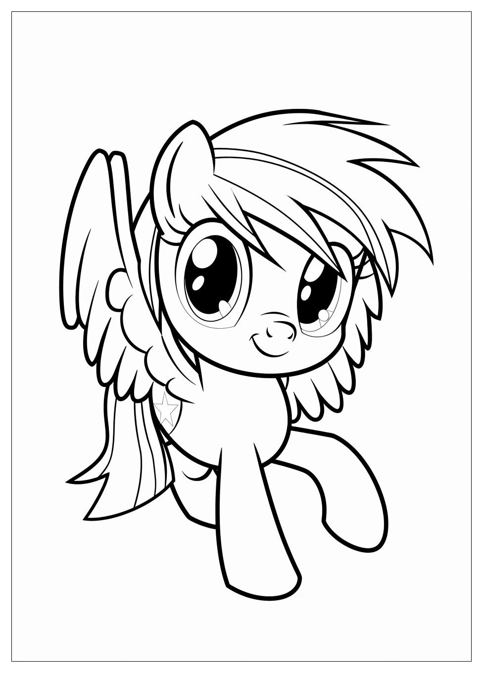 Rainbow Dash Coloring Pages-1