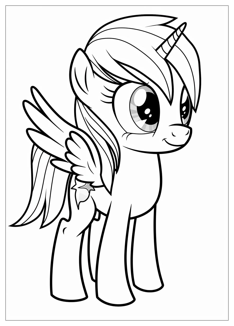 Rainbow Dash Coloring Pages-10