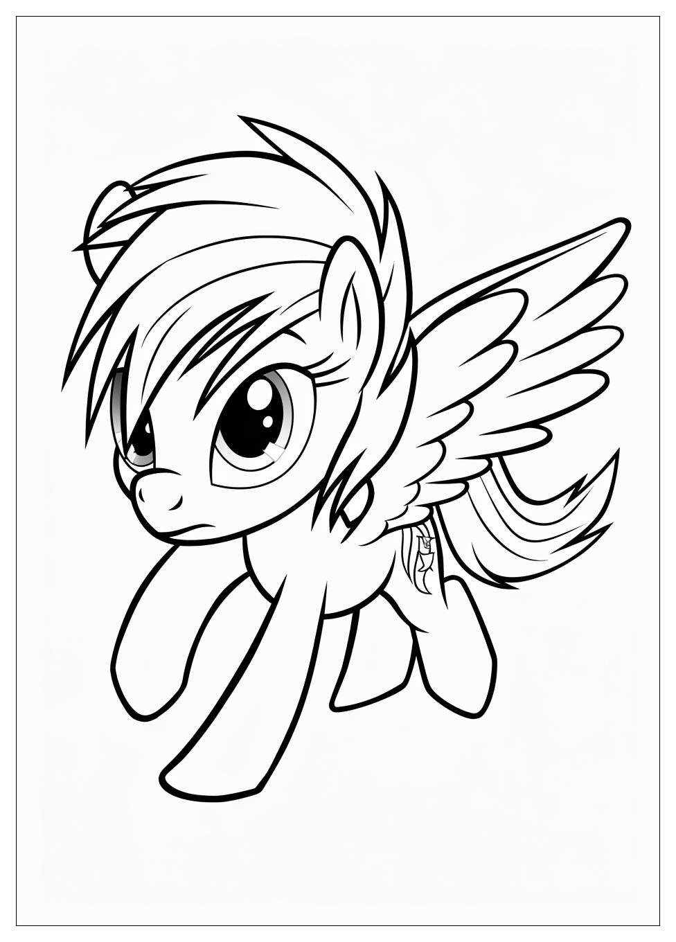 Rainbow Dash Coloring Pages-16