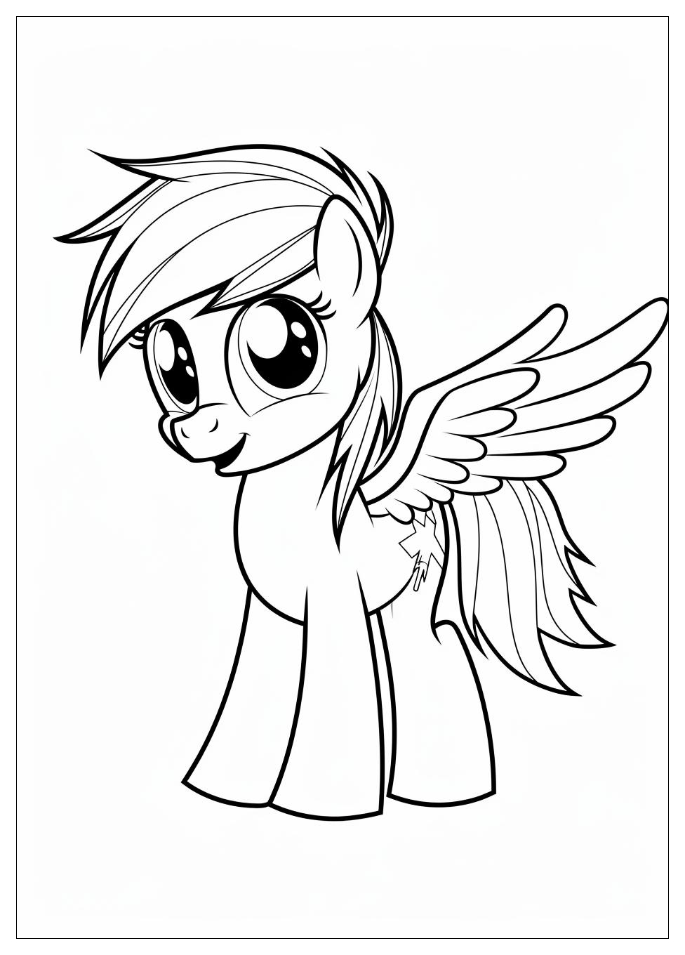 Rainbow Dash Coloring Pages-17