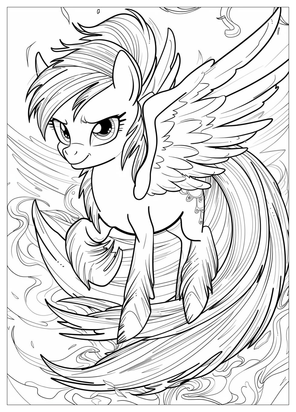 Rainbow Dash Coloring Pages-20