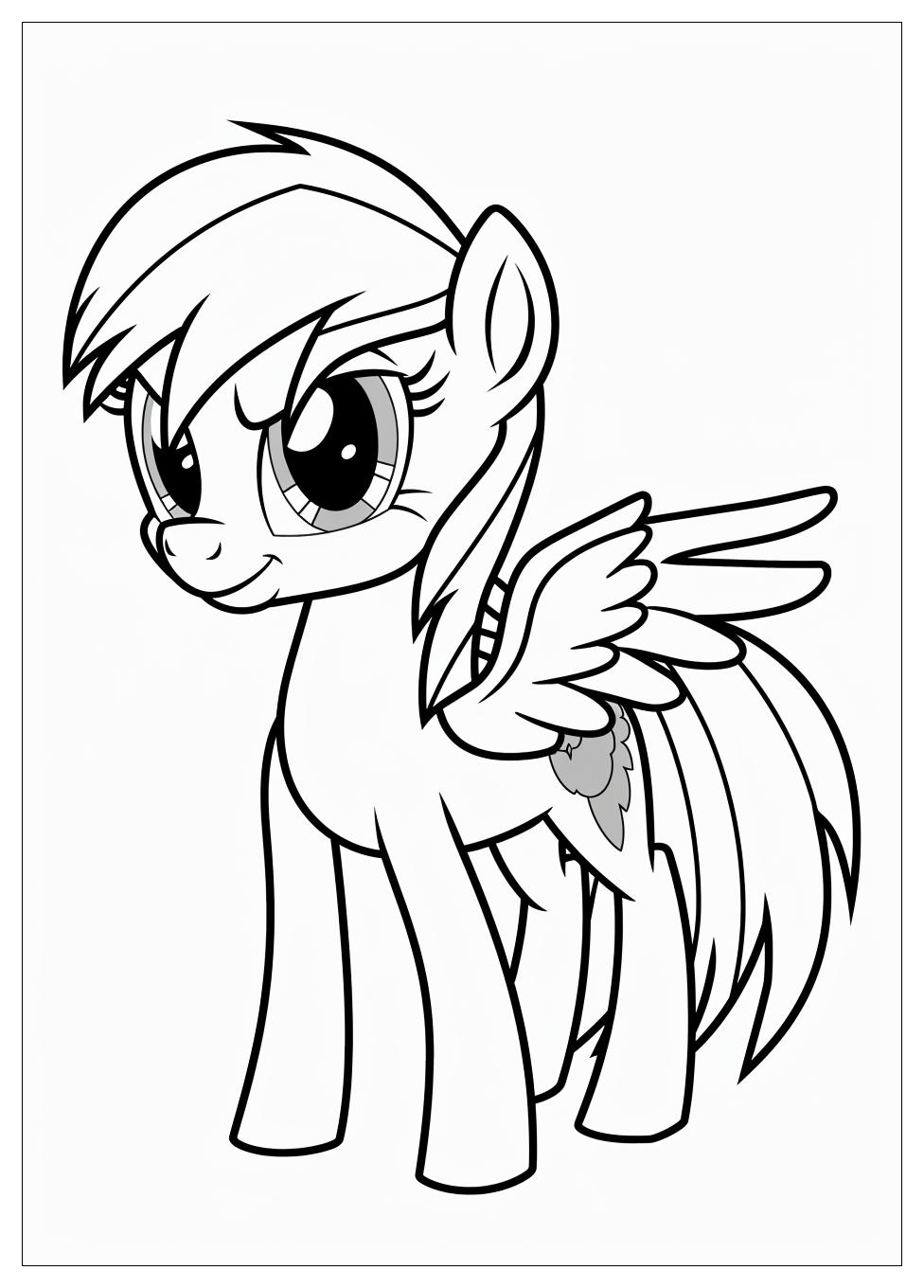 Rainbow Dash Coloring Pages-6