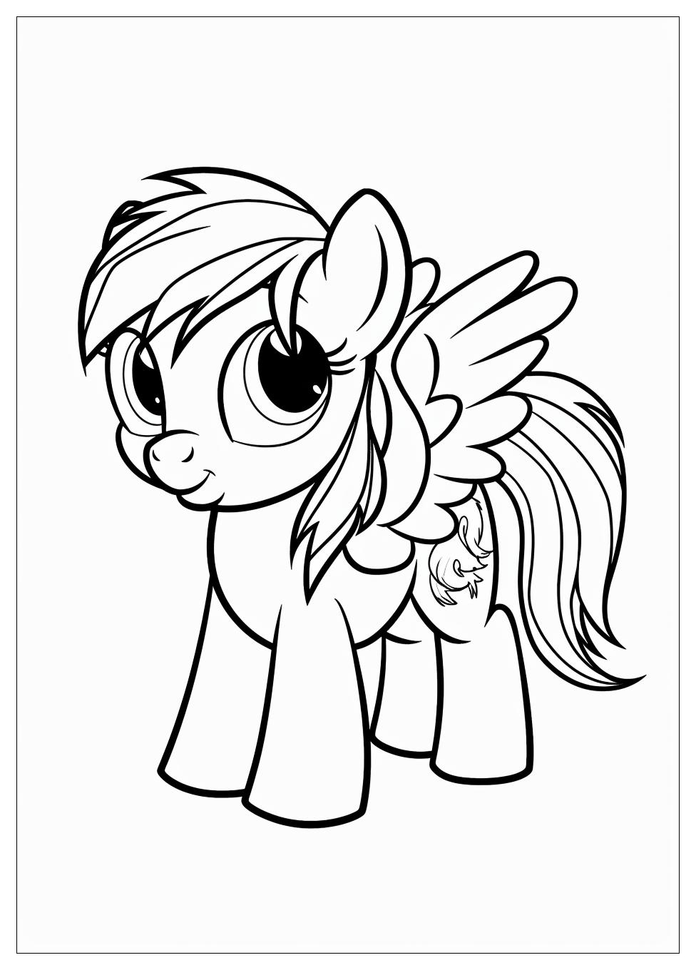 Rainbow Dash Coloring Pages-9
