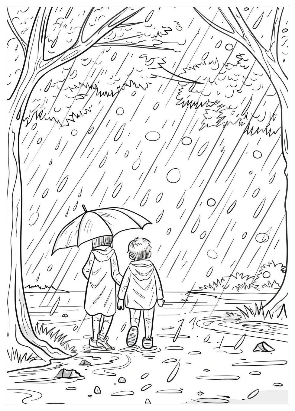 Rainy Day Coloring Pages-7