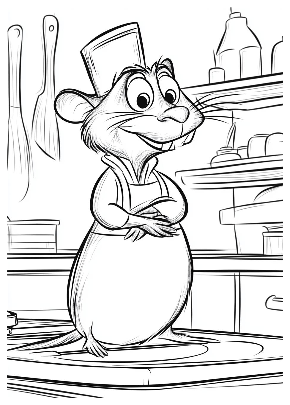 Ratatouille Coloring Pages-1