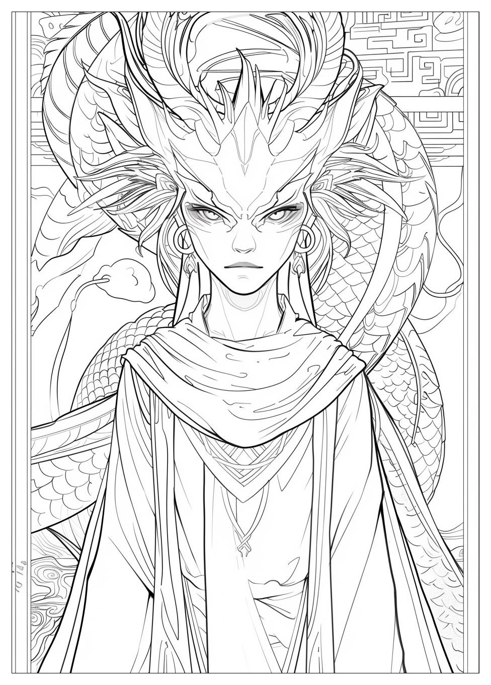 Raya Last Dragon Coloring Pages-4