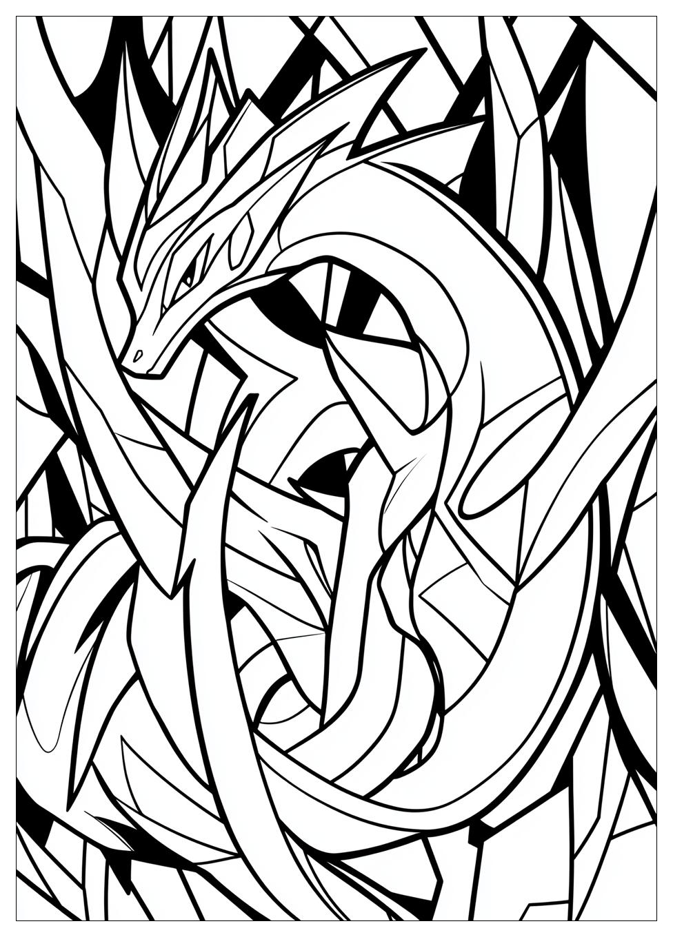 Rayquaza Coloring Pages-10
