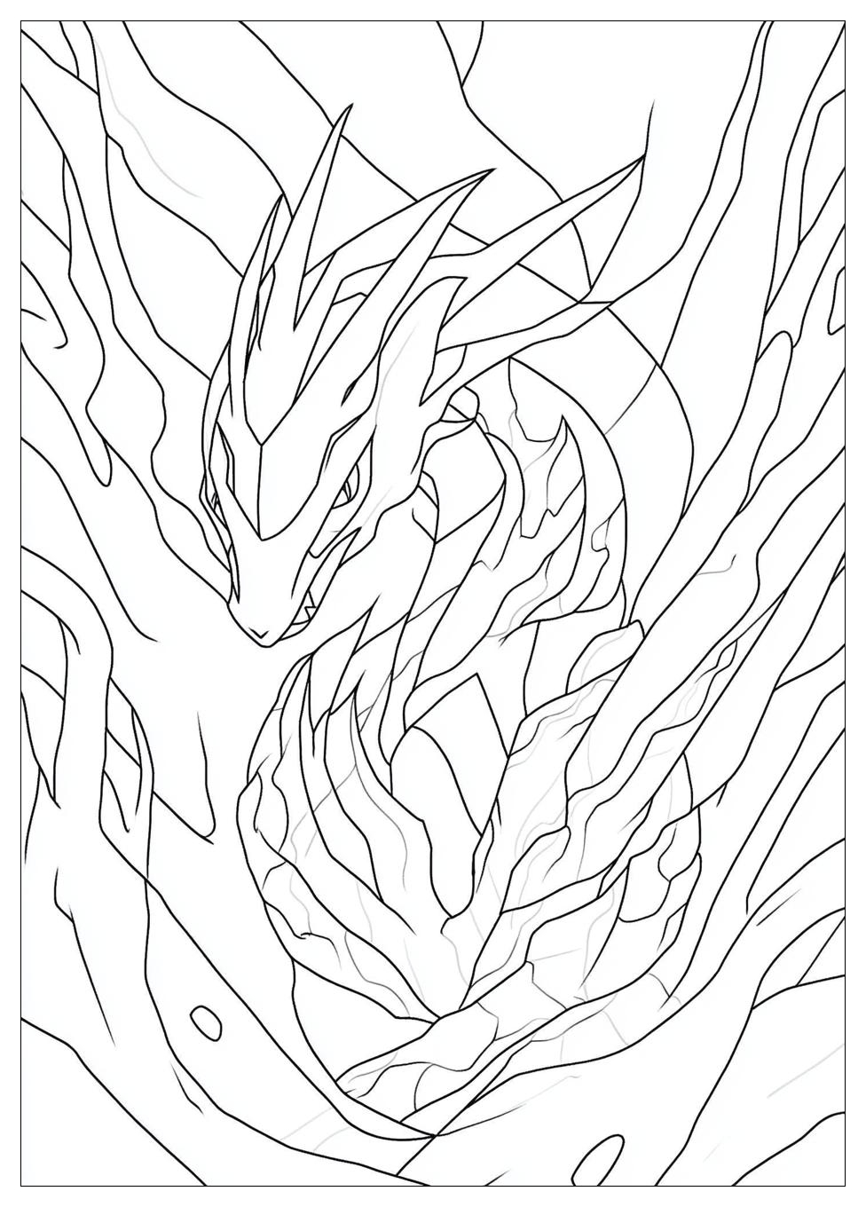 Rayquaza Coloring Pages-11