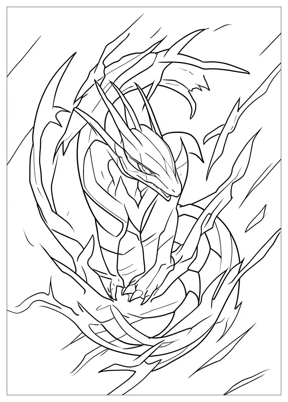 Rayquaza Coloring Pages-12