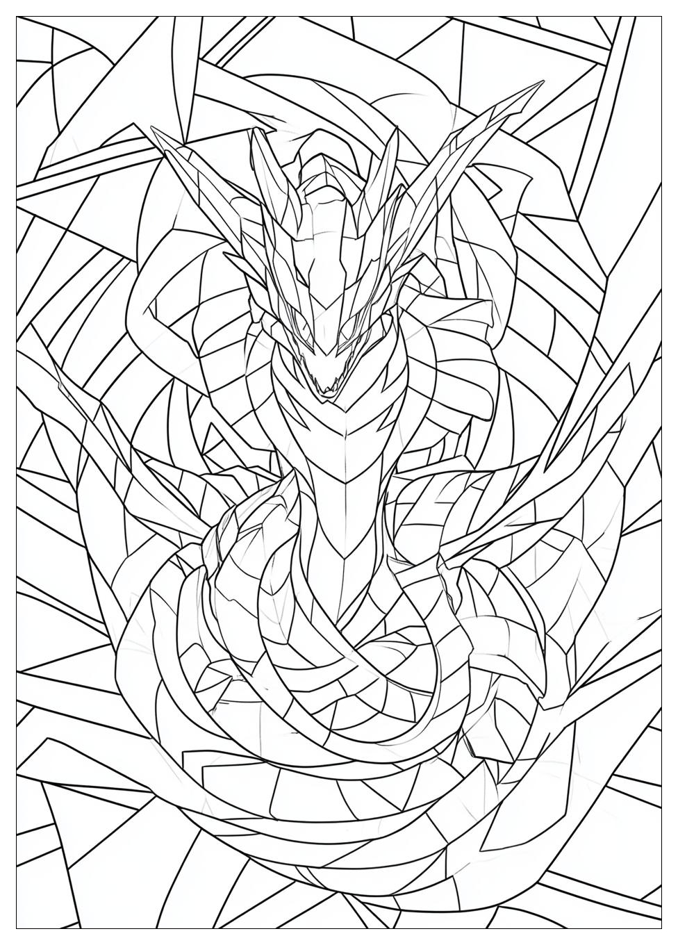 Rayquaza Coloring Pages-14