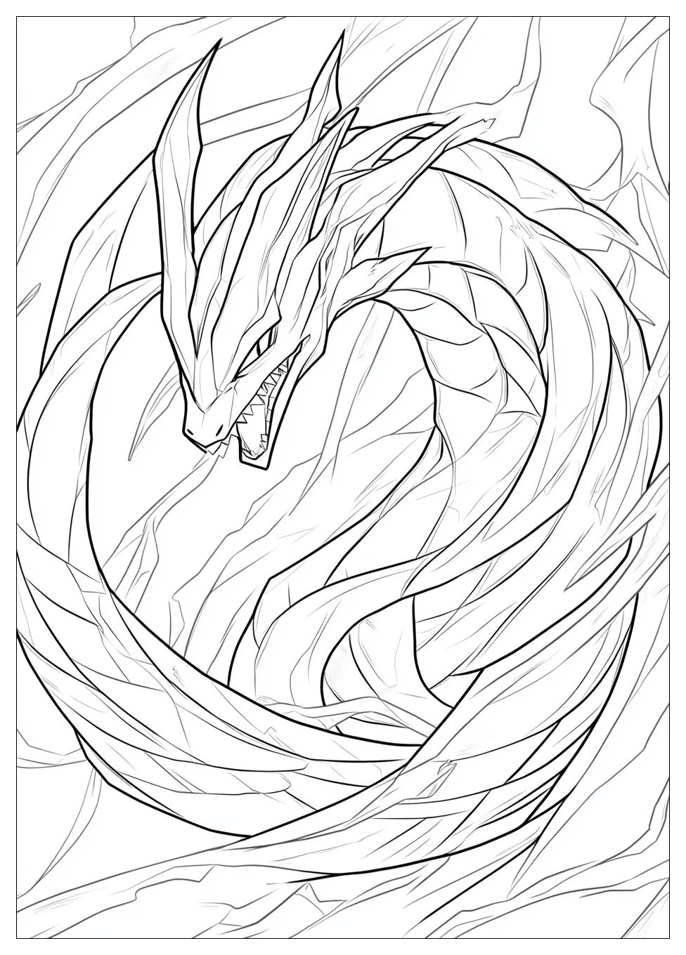 Rayquaza Coloring Pages-18