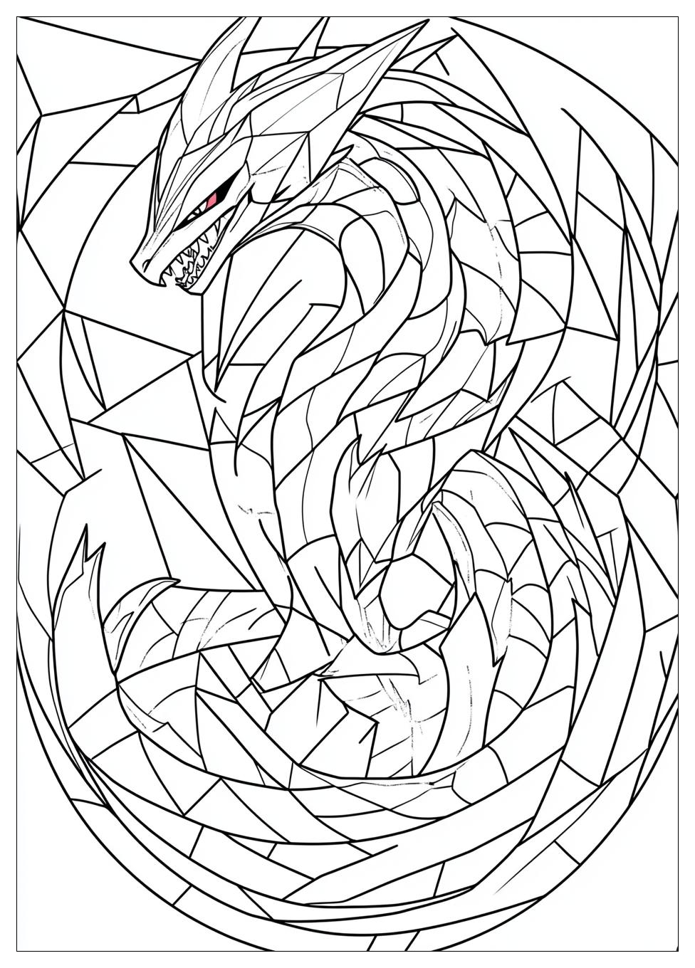 Rayquaza Coloring Pages-3