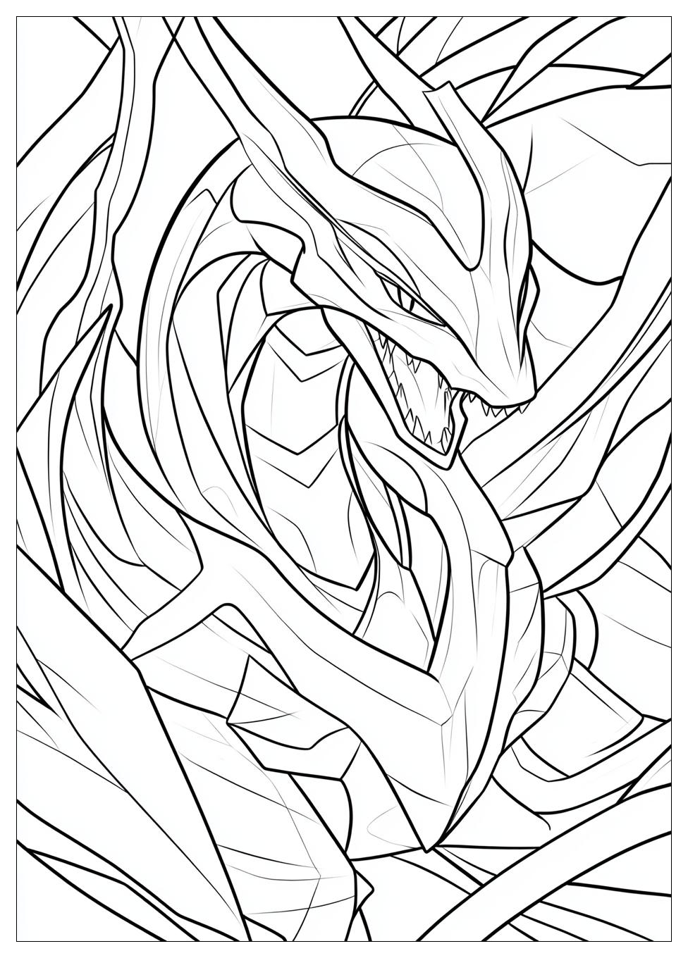 Rayquaza Coloring Pages-6