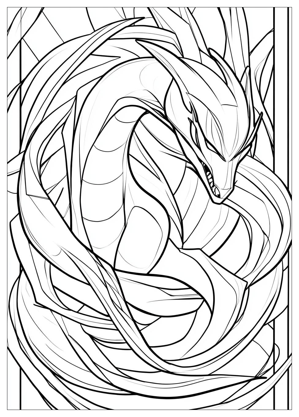 Rayquaza Coloring Pages-7