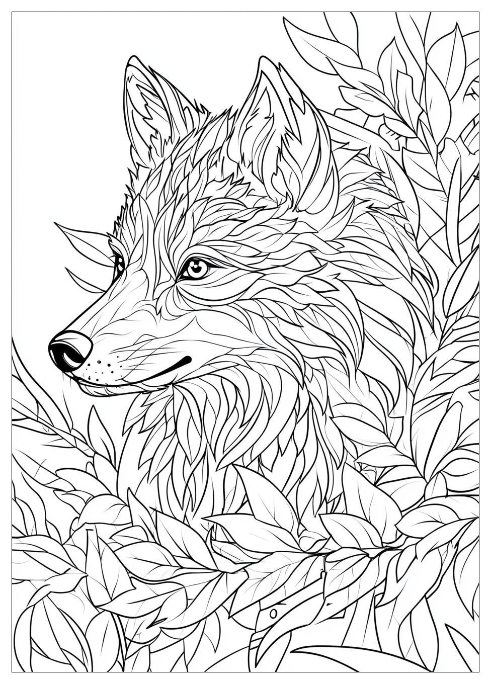 Realistic Animal Coloring Pages-14