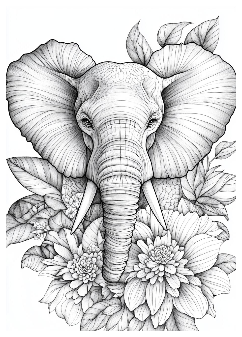 Realistic Animal Coloring Pages-17