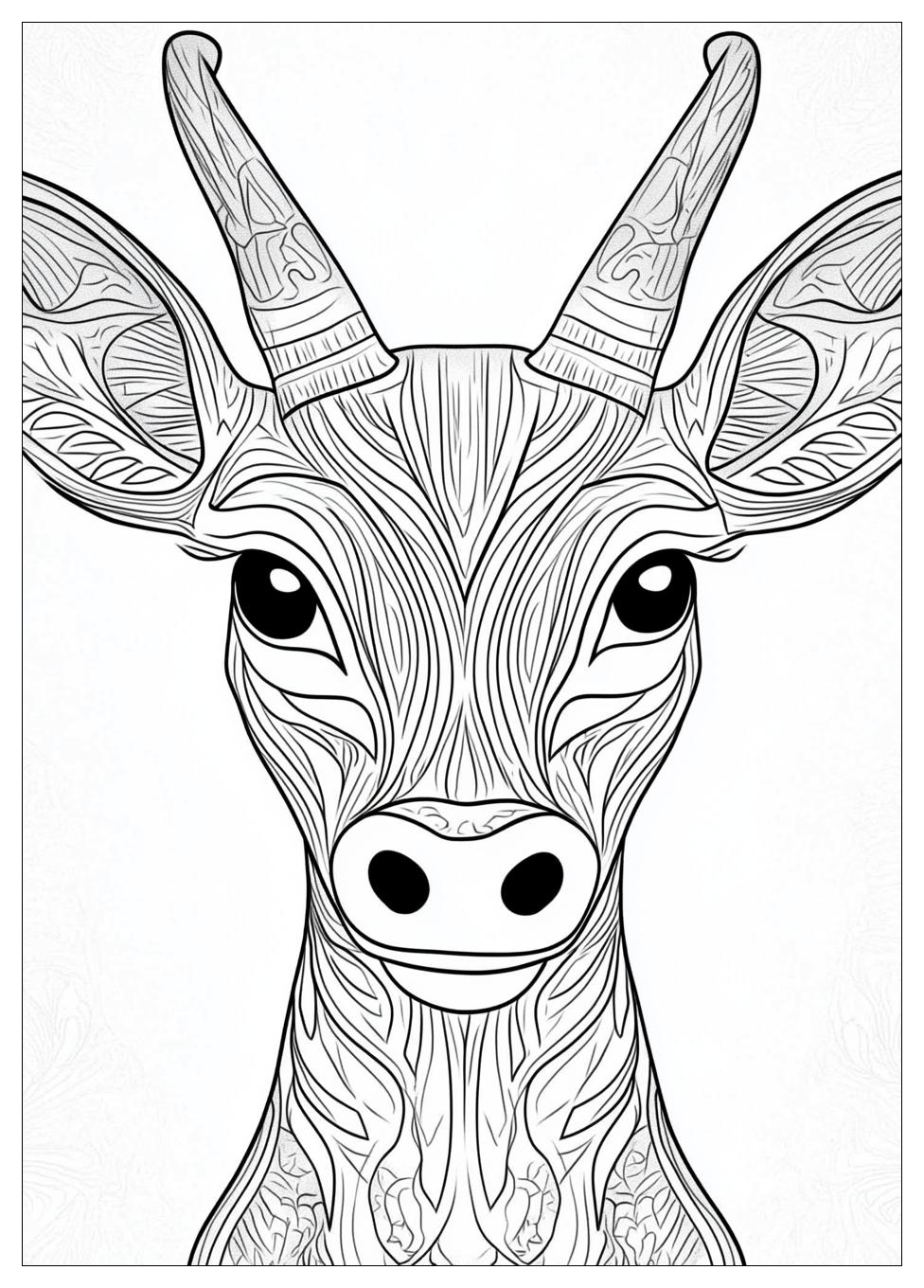 Realistic Animal Coloring Pages-20