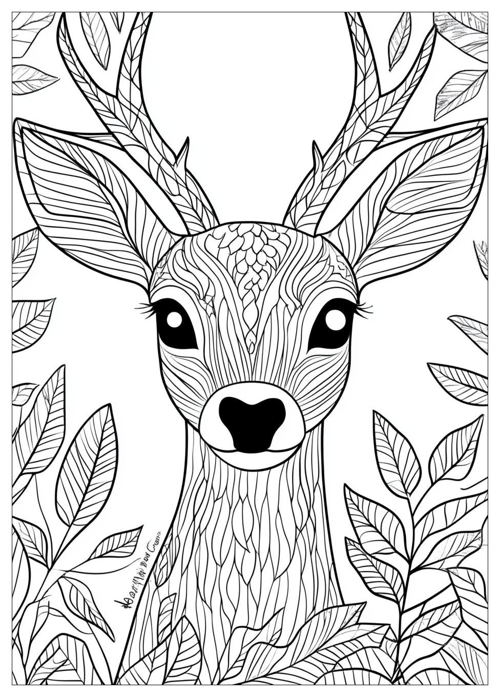 Realistic Animal Coloring Pages-3