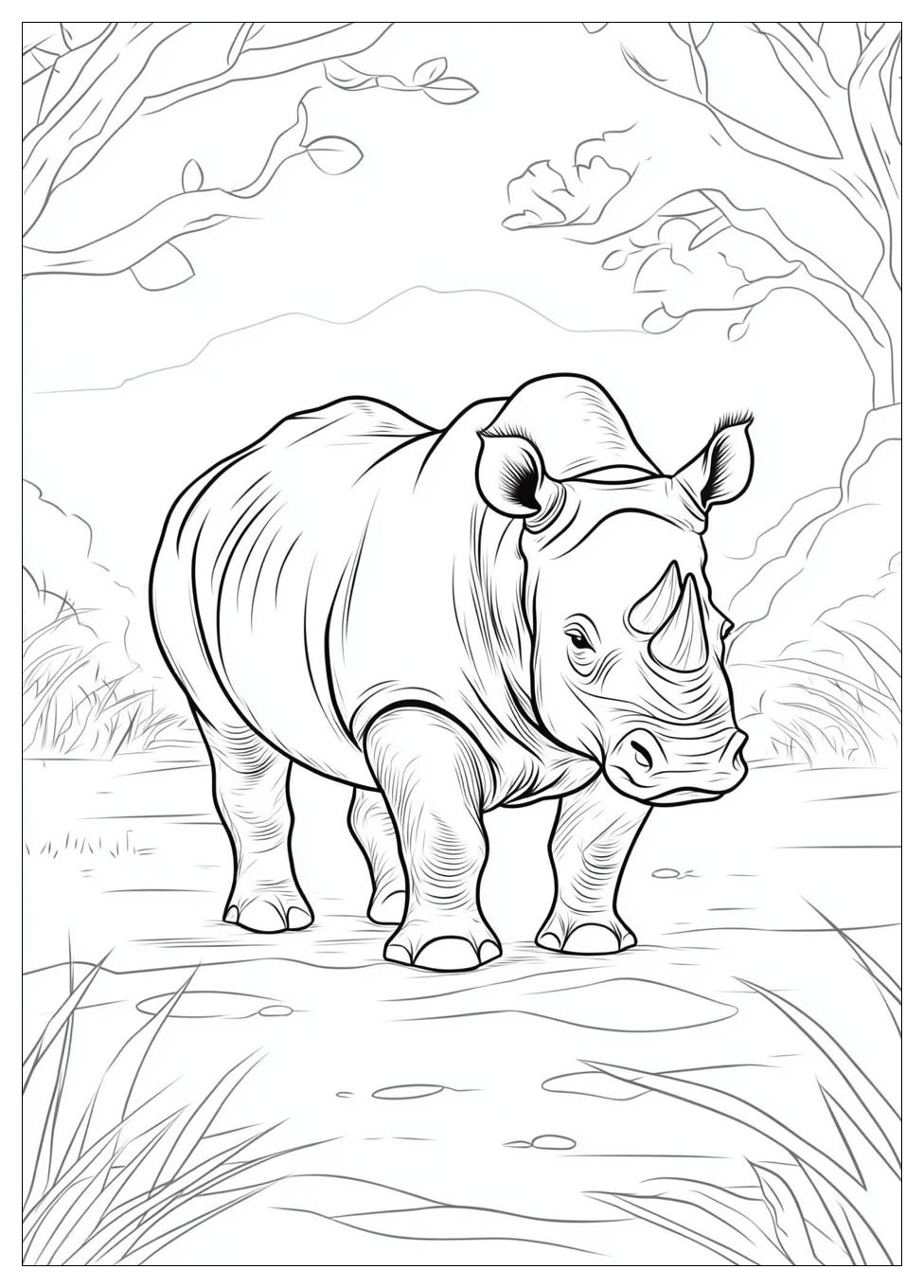 Realistic Animal Coloring Pages-8
