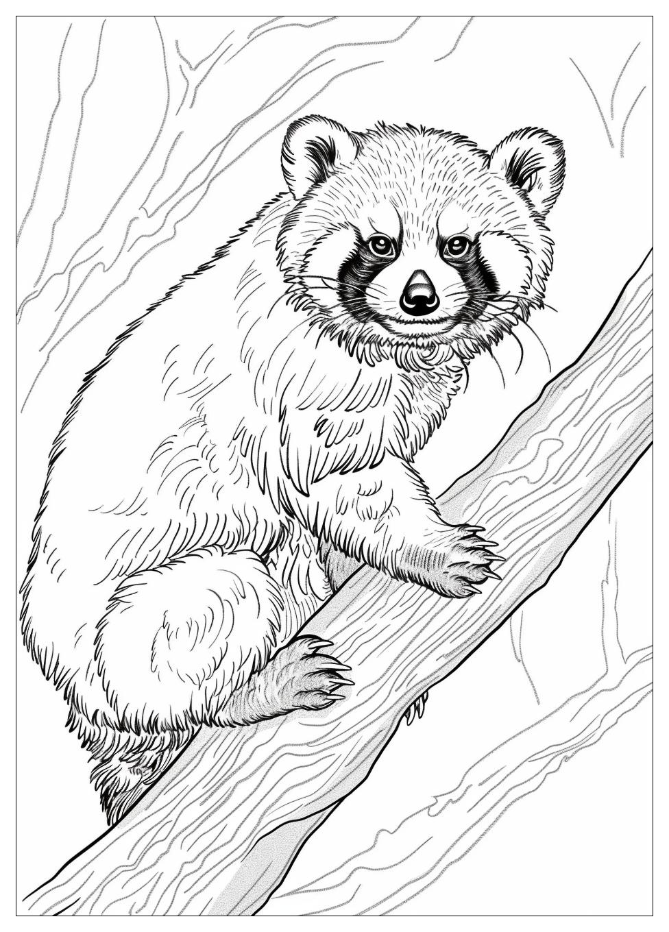 Red Panda Coloring Pages-4