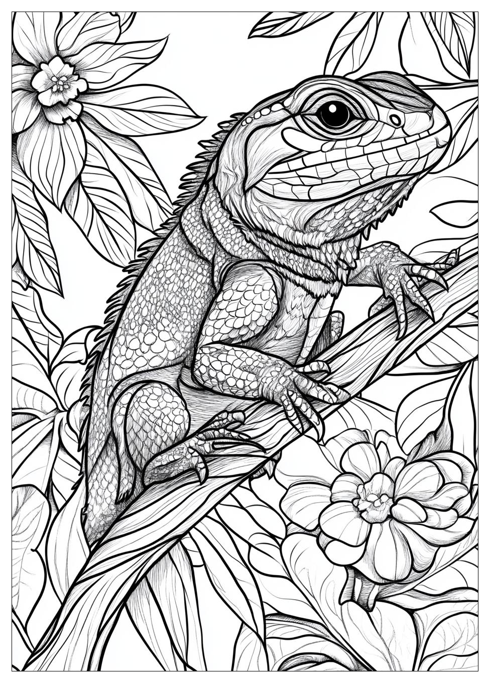 Reptile Coloring Pages-13
