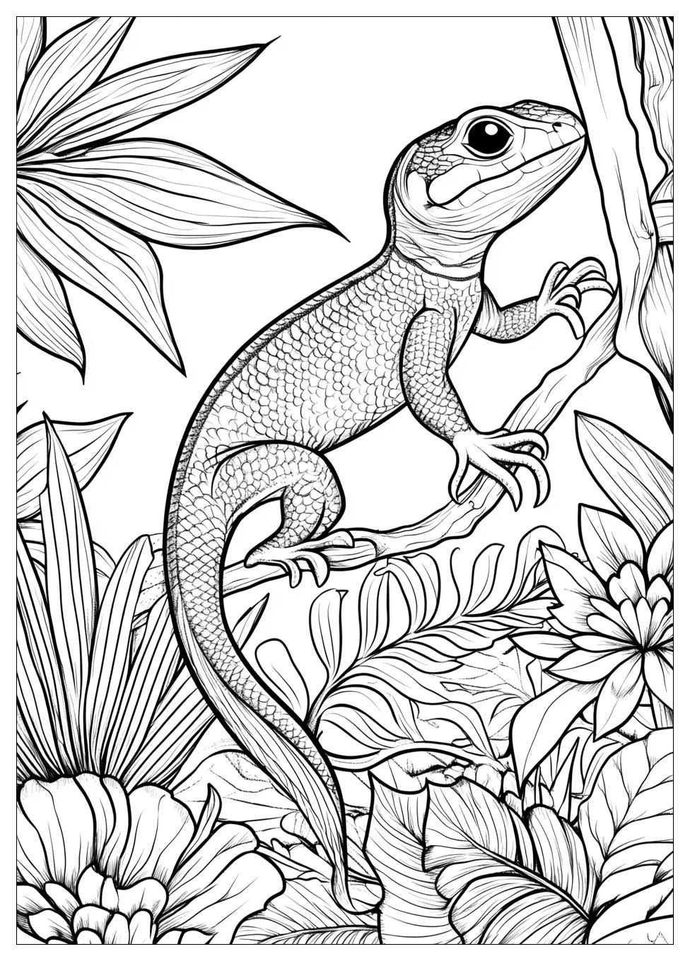 Reptile Coloring Pages-19