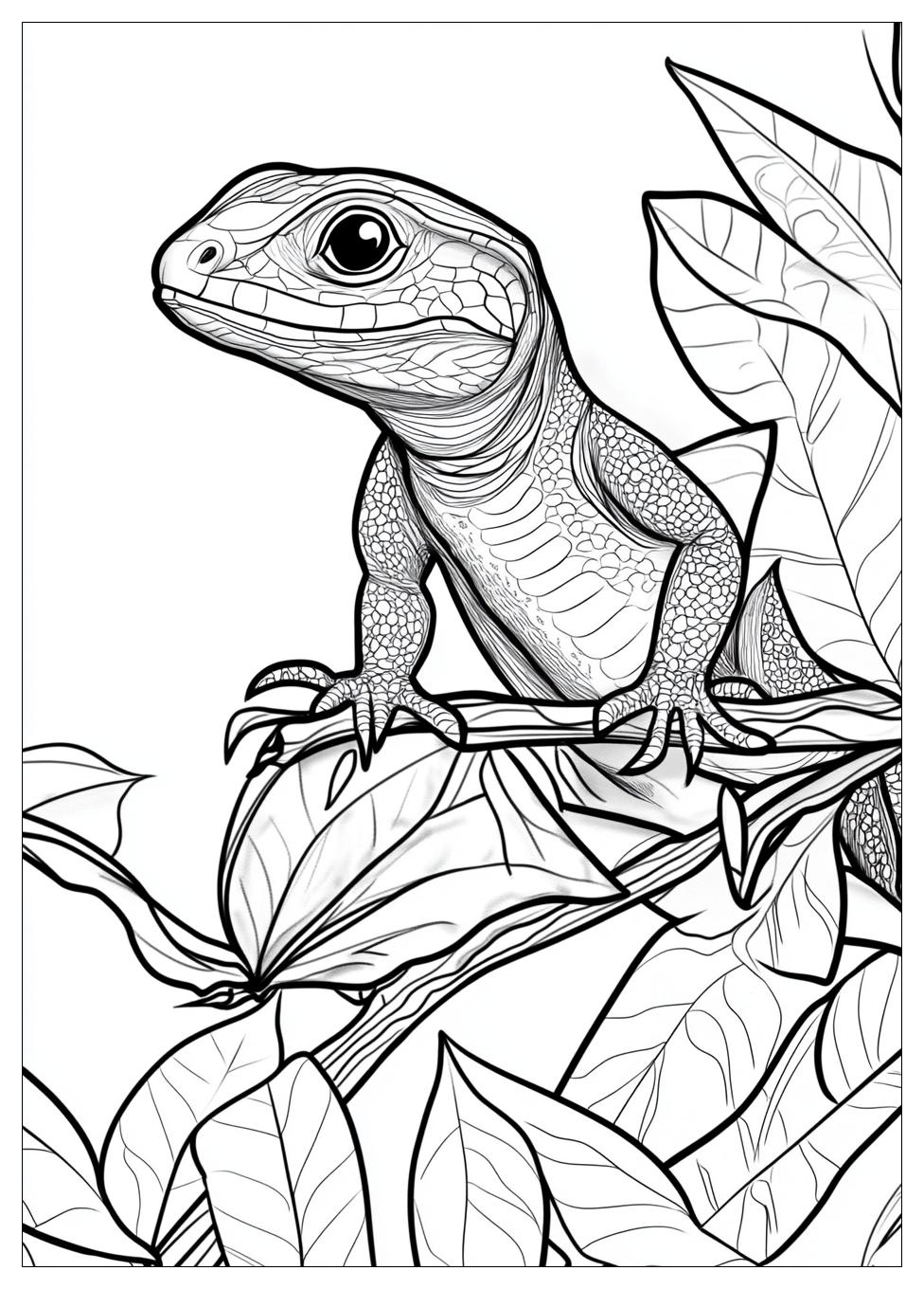 Reptile Coloring Pages-3
