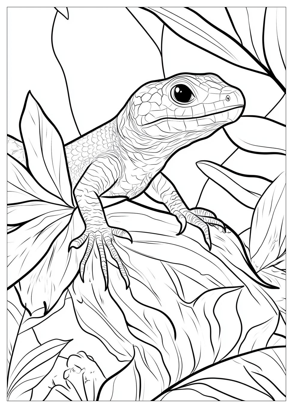 Reptile Coloring Pages-7