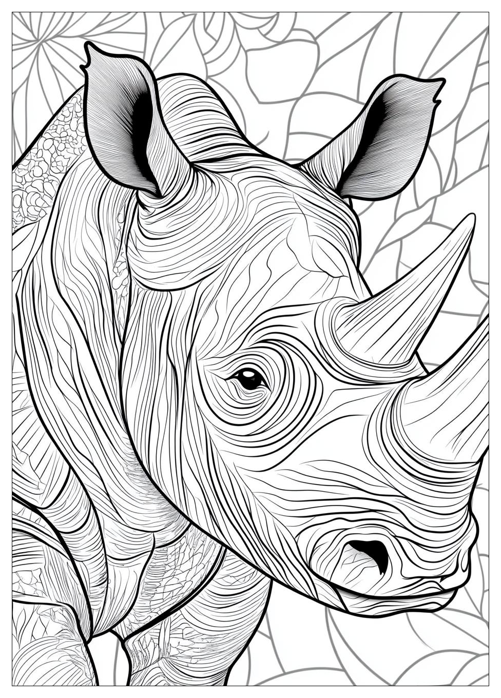 Free Printable Rhino Coloring Pages 16 Rhino Coloring Pages-16