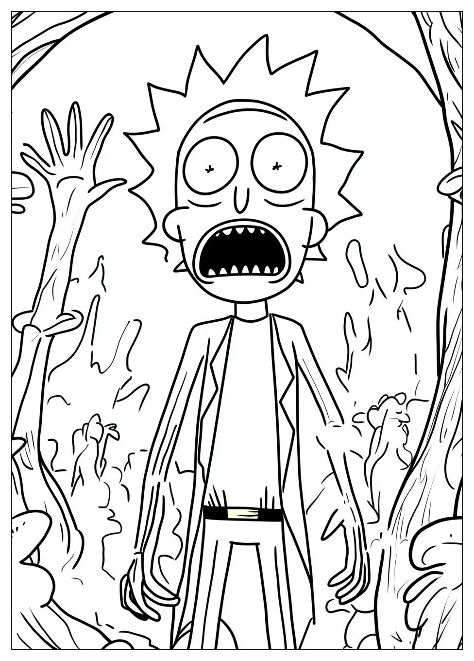 Rick And Morty Coloring Pages-1