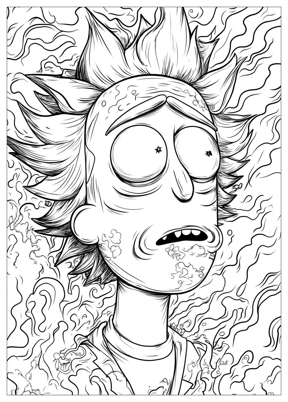 Rick And Morty Coloring Pages-11