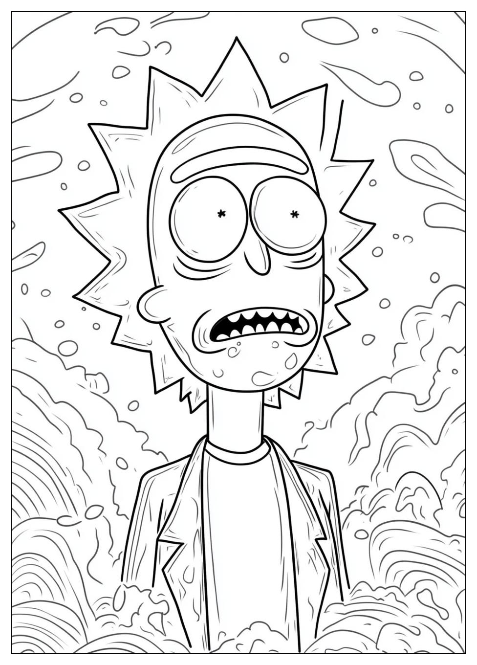 Rick And Morty Coloring Pages-12